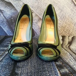 Paolo peep toe heels